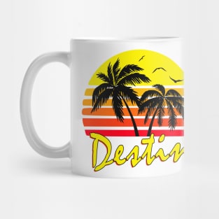 Destin Retro Sunset Mug